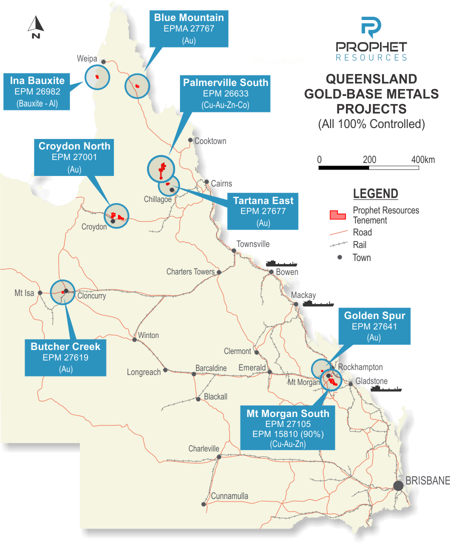 Prophet Resources | Queensland Gold Base Metals